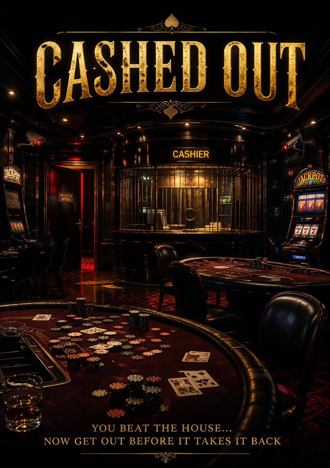 Cashed Out — a casino heist escape room at The Vault Escape Rooms in Newnan, GA