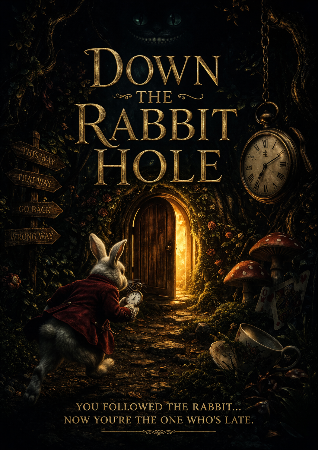 Down the Rabbit Hole — an Alice in Wonderland themed escape room at The Vault in Newnan, GA