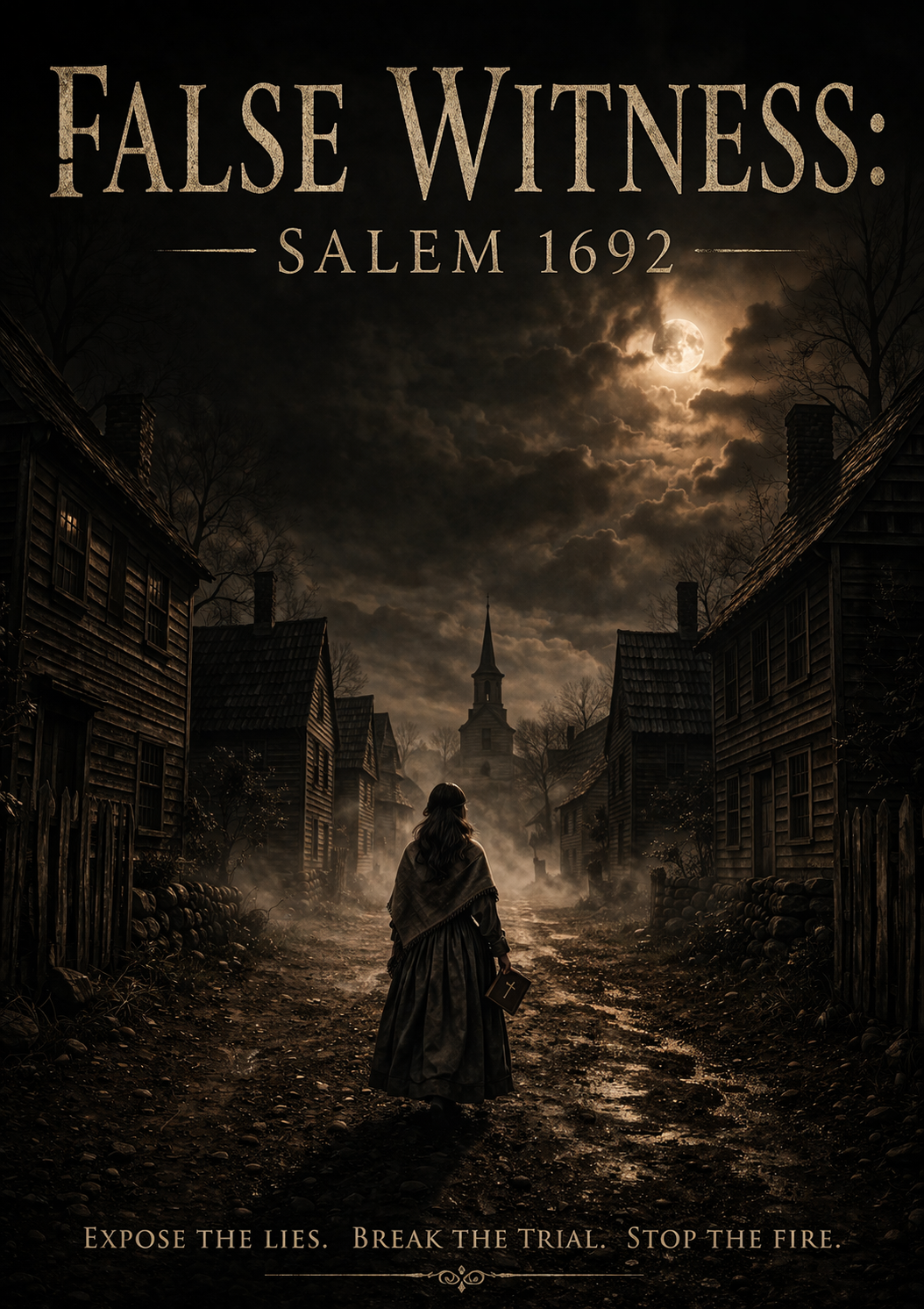 False Witness Salem 1692 — a historical horror escape room at The Vault in Newnan, GA